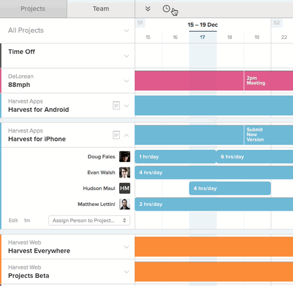 Remaining Budgeted Hours Demo